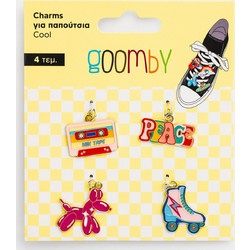 Charms για Παπούτσια Cool 4τεμ