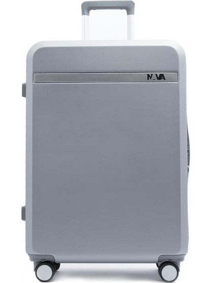 Βαλίτσα μεσαία NAVA OUTLINE OU224 SILVER ΑΣΗΜΙ