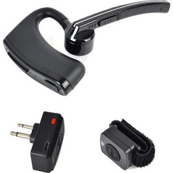 Ακουστικό Bluetooth Ασύρματο με Μικρόφωνο & Δέκτη για Κράνος Μηχανής & Πομποδέκτες Baofeng
