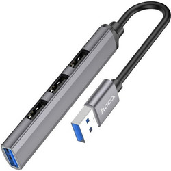 Hoco HB26 USB Hub 3.0 USB-A με 4 Θύρες USB-A