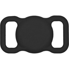 Θήκη σιλικόνης για AirTag για pet collars Black