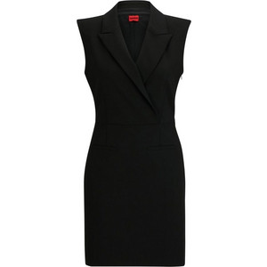 Hugo Boss Kamilias Mini Καλοκαιρινό Βραδινό Φόρεμα Μαύρο 50505368-001 Hugo Boss Kamilias Mini Καλοκαιρινό Βραδινό Φόρεμα Μαύρο 50505368-001
