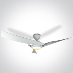 one light 6304-W-V Ανεμιστήρας Οροφής 132cm με Φως