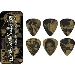 DUNLOP JHPT10H Jimi Hendrix West Coast Boy Tin Πέννες (12 τεμάχια )
