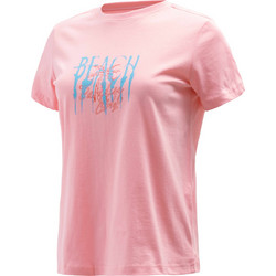 BRILLE Κοντομάνικη Μπλούζα Beach PINK γυναίκες
