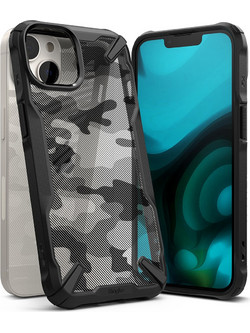 Ringke Fusion X Back Cover Camo Black (iPhone 14 Plus)