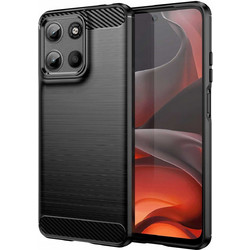 Spacecase Carbon Back Cover Θήκη Μαύρη (Motorola Moto G15 / G15 Power)