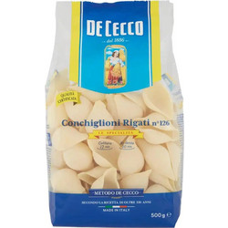Ζυμαρικά De Cecco Le Specialita No 126 Conchiglioni Rigati