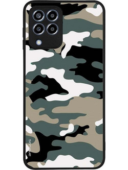 Sonique Camouflage Army Series Back Cover Khaki (Samsung Galaxy M33 5G)