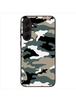 Sonique Camouflage Army Series Back Cover Khaki (Samsung Galaxy A35 5G)