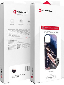 FORCELL F-Protect Mirage, Military Drop-Tested Case Compatible With Magsafe For Iphone 15 Pro Gold island