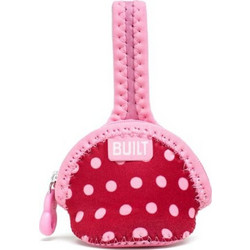 Built Paci Finder Single Pacifier Holder (Baby Pink Mini Dots) - (BBY-PCF1-BMD)
