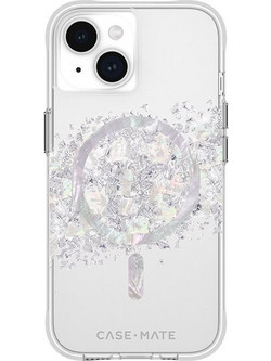 Case-Mate Karat MagSafe - Case for iPhone 15 / iPhone 14 / iPhone 13 decorated with mother of pearl (A Touch of Pearl) - (CM051384)