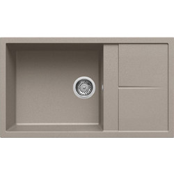 Elleci Unico 410 Ένθετος Νεροχύτης Γρανίτη Tortora 86x50cm