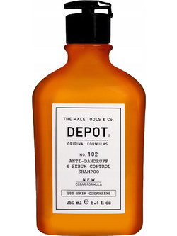 Depot 102 Anti-Dandruff Sebum Control Σαμπουάν 250ml