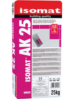 ISOMAT ΚΟΛΛΑ ΠΛΑΚΙΔΙΩΝ AK-25 ΛΕΥΚΗ 25KG (058201251)