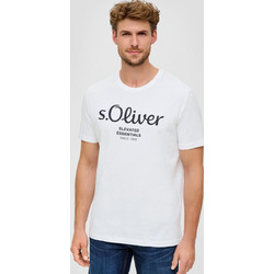 s.Oliver - ΜΠΛΟΥΖΑ ΑΝΔΡΑΣ 01D1 - White (Placed Print) SO2139909