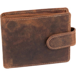 Fetiche Leather 10-387 Δερμάτινο Ανδρικό Πορτοφόλι Καφέ
