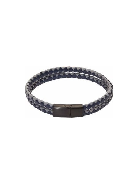 Βραχιόλι Χεριού Διπλό Viro Leather Blue - 607154