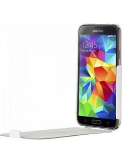 Bugatti Ultrathin Geneva Samsung G900 S5fLip Bialy - (08462)