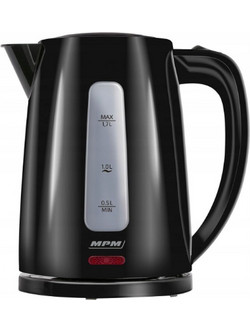 MPM MCZ-112 Ανοξείδωτος Βραστήρας 1.7lt 2200W Μαύρος