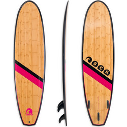 Σανίδα surf EPX Bamboo 7'2 Black-Ruby SCK