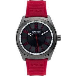 Kenneth Cole Reaction Ανδρικό Ρολόι με Κόκκινο Καουτσούκ Λουράκι RK50899003