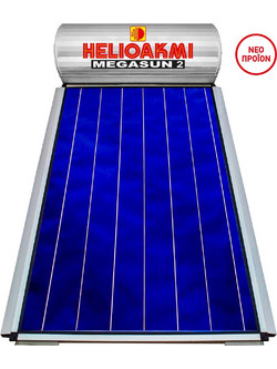 Helioakmi MegaSun2 Ηλιακός Θερμοσίφωνας 120lt 2.1m² Glass Διπλής Ενέργειας
