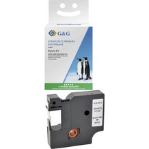 G&G Label Tape 12mmx7m B/W comp.with Dymo D1/45013/S072053