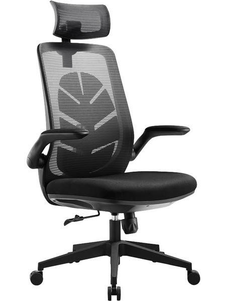 Subsonic I-Care Leaf Mesh Καρέκλα Γραφείου Μαύρη