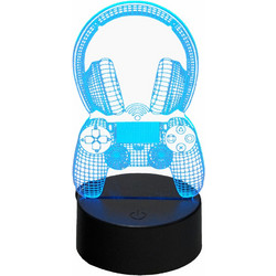 MECHARITE 3D LED Lampe - Controller & Headset