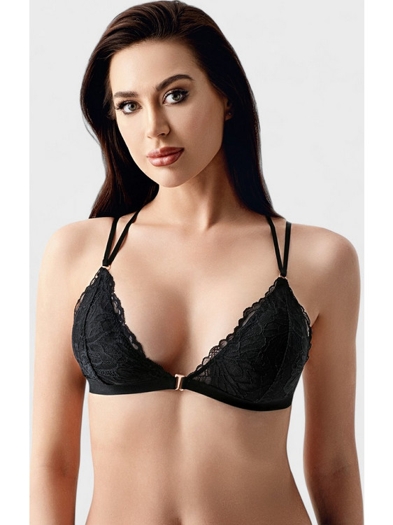 New Bra Lingerie Bralette Μαύρο NB8326-3
