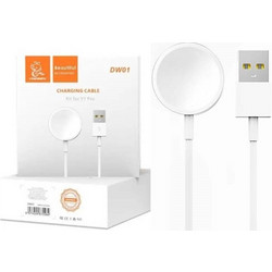 Vdenmenv DW01 USB TYPE-A Apple Watch Ασύρματη φόρτιση για ρολόι - Λευκό
