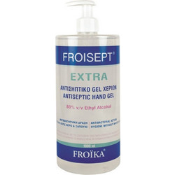 Froika Froisept Extra Αντισηπτικό Gel Χεριών με Αντλία 1lt