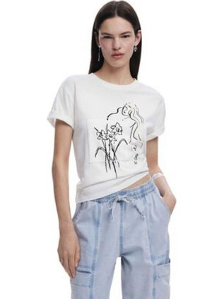 DESIGUAL 25SWTKAB/1000 T-shirt ΛΕΥΚΟ