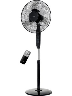 Life Boreas 221-0350 Ανεμιστήρας Δαπέδου Ορθοστάτης 40cm 45W με Tηλεχειριστήριο
