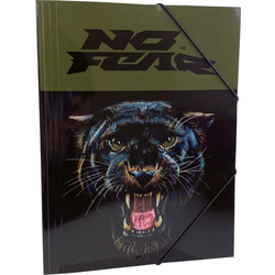 Φάκελος με λάστιχο Α4 Buk Me Up No Fear Forest Puma 25x35cm (348-44510)