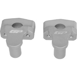GP Kompozit universal ρυθμιζόμενοι αποστάτες τιμονιού fatbar 28mm ασημί