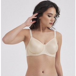 Μπεζ σουτιέν χωρίς ενίσχυση plus size