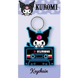 Kuromi - Blue - Rubber Keychain