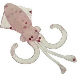 Nerd Fishing Καλαμάρι Σιλικόνης Τεχνητό Δόλωμα Red Sparkle