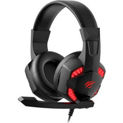 Havit H2032d Gaming Headset Over Ear Black Red