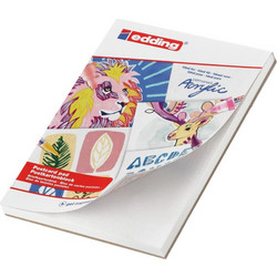 Edding A6 Μπλοκ 10 φύλλα Acrylic and Oil Artist Pad Λευκό 300gr/m2 (140lbs) 4-30010-A6