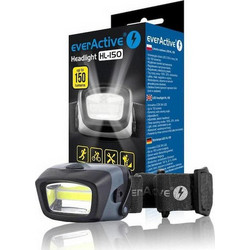 Everactive HL-150 Φακός Κεφαλής Εργασίας Μπαταρίας Led Αδιάβροχος 150lm