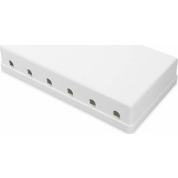 Keystone Surface Mounted Box (DN-93705) - 6 Port DN-93705
