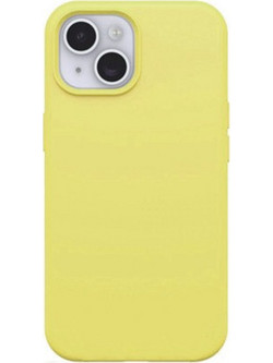 Θήκη Rubber Ενισχυμένης Σιλικόνης για iPhone 14 Plus Κίτρινο