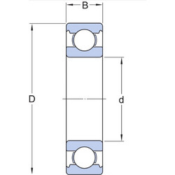 Ρουλεμάν SKF 609 2RSH 9x24x7