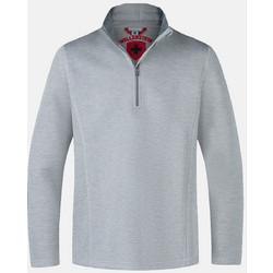 Wellensteyn Zip Troyer της σειράς Naples Men - NAPM 1000 Light grey melange/ Silver reflective