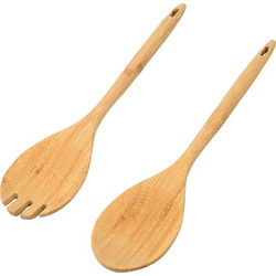 Estia Κουτάλα & Πιρούνα Bamboo Essentials Σετ 2 Τμχ
