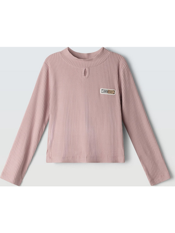 Ebita Παιδικό T-Shirt Μακρυμάνικο Ροζ 255016-1
